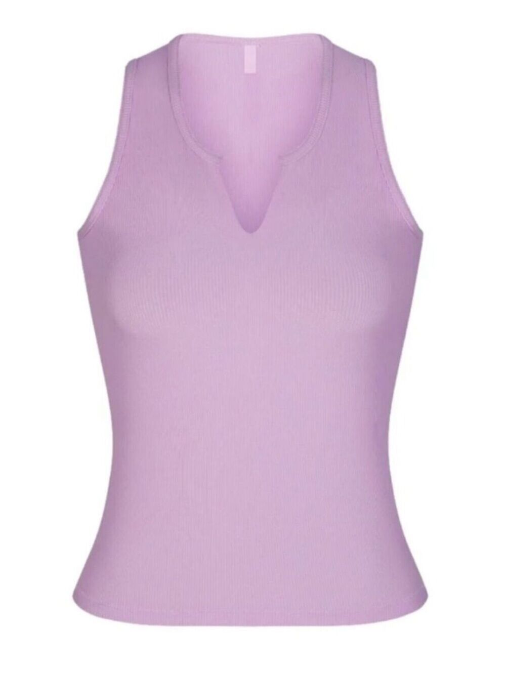 (XS, PTP 15-17) NWT SKIMS SOFT SPLIT NECK LOUNGE TANK